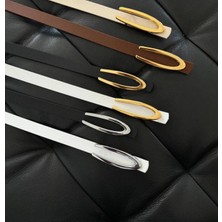 ZR Accessory Uzun Tokalı Ince Kadın Kemeri, Ceket Kemeri, Gömlek Kemeri, Elbise Kemeri
