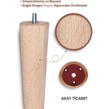 Akay Ticaret Sehpa Ayağı 50 cm Konik Ayak