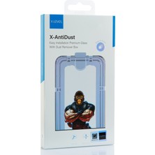 X-Level iPhone 14 Pro Max X-antıdust Premium Uygulama Aparatlı Cam Ekran Koruyucu