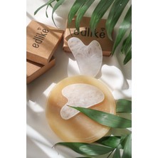 Edlike Beyaz Kristal Kuvars Gua Sha Gua Sha Sıkılaştırıcı