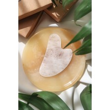 Edlike Beyaz Kristal Kuvars Gua Sha Gua Sha Sıkılaştırıcı