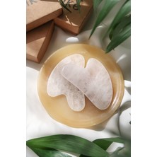 Edlike Beyaz Kristal Kuvars Gua Sha Gua Sha Sıkılaştırıcı