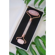 Edlike Sıkılaştırıcı Pembe Kuvars Jade Face Roller Masaj Aleti Evet Jade Roller Pembe