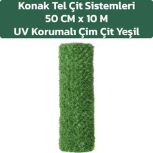 KONAK TEL ÇİT SİSTEMLERİ 50 CM X 10 METRE ÇİM ÇİT