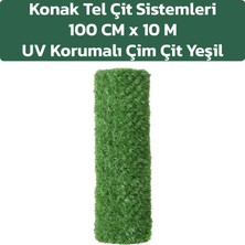 KONAK TEL ÇİT SİSTEMLERİ 100 CM X 10 METRE ÇİM ÇİT