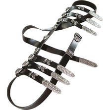 Anahtarlık Sepeti Klasik Kafkas Çerkes Kemeri 180 cm ( Gerçek Deri )