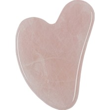 İlterus Gua Sha Pembe Kuvars Face Roller , Pembe Kuvars Kalp ve Yeşim Kalp Gua Sha Set Sıkılaştırıcı Yeşil