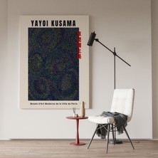 Pegziz Oda Dekorasyonu Kanvas Tablo Yayoi Kusama Sanatsal Tablo Salon Duvar Dekorasyonu