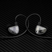 Gate In-Ear Kablolu Mikrofonlu Monitör Kulaklık - Siyah