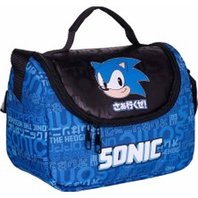 Obm Sonic The Hedgehog Yazı Desenli Beslenme Çantası 2563