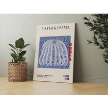 Pegziz Modern Kanvas Tablo Yayoi Kusama Sanatsal Tablo Salon Duvar Dekor Cafe Dekor Duvar Tablosu
