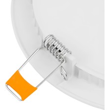 Maxled MX-1010N - 18W 4000K Ilık Beyaz | Beyaz Kasa Sıva Altı Yuvarlak LED Panel
