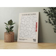 Pegziz Sanatsal Kanvas Tablo Duvar Dekorasyonu Yayoi Kusama Salon Dekorasyonu Duvar Tablosu