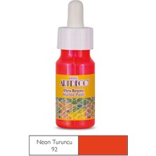 Artdeco 016B Ebru Boyası 92 Neon Turuncu 30ML