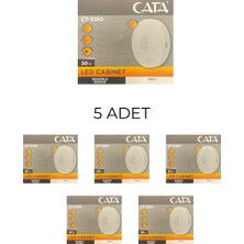 Cata CT-5180 Kablosuz LED Cabınet Mıknatıslı Sensörlü- 5’li Paket