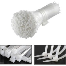 Microcase Plastik Kablo Bağı Cırt Kelepçe 3.6 x 100MM Şeffaf 25 ADET-AL4483