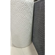 Nar Store Home Elit Krem Embos Kabartmalı Yıkanabilir Kaymaz Taban Kesme Yolluk Halı