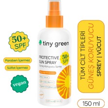 Tiny Green Yetişkin Güneş Spreyi Spf 50+ Vücut İçin 150 ml