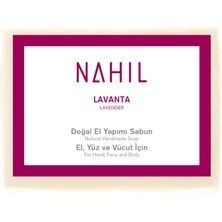 Nahıl Pembe Gül Nakışlı Lavanta Kesesi ve Sabun Set