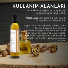 Onka Farma Ceviz Yağı 250 ml %100 Saf ve Doğal Soğuk Sıkım