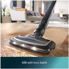 Philips Bldc Aqua Trio Ultra Yeni 3'ü 1 Arada (Islak, Kuru ve Moplu) Sarjlı ve Kablosuz Dik Süpürge 71 Dba