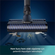 Philips Bldc Aqua Trio Ultra Yeni 3'ü 1 Arada (Islak, Kuru ve Moplu) Sarjlı ve Kablosuz Dik Süpürge 71 Dba