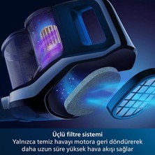 Philips Bldc Speedpro Max Premium Şarjlı Dikey Süpürge 3lü Filtre, Lityum Iyon, Powercyclone 8 Teknoloji 50