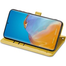 Mellow Shop Huawei P50 Pro Kılıf Için Kısa Kayış Kapak Kapak Darbeye (Yurt Dışından)