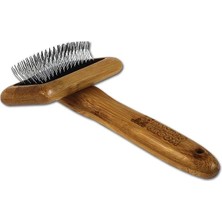 Bamboo Groom Kedi ve Köpek Için Sert Uçlu Tel Fırça Small