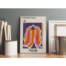 Pegziz Yayoi Kusama Modern Duvar Tablosu Oda Dekorasyonu Kanvas Tablo Cafe Dekor Sanatsal Tablo