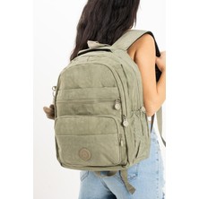571 Collections Çanta Ultra Hafif Çok Cepli Orta Boy Sırt Çantası Vizon (Model: 571-3E)