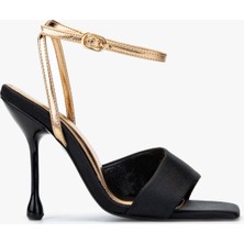 Valmenti Aden Kadın Sıyah/rose Deri Sandalet 909 9002 Bn Sndlt Y24