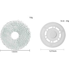 Srfn Ticaret Xiaomi Dreame L10S Ultra Uyumlu Mop Paspas ve Braket Tutucu