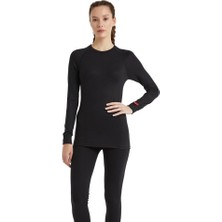 Blackspade Siyah Uzun Kol Thermal İçlik Unisex 2. Seviye Termal Özellik ve Yumuşak Kumaş