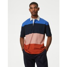 Marks & Spencer Saf Pamuklu Kısa Kollu Polo Yaka T-Shirt
