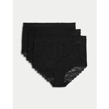 Marks & Spencer 3'lü Flexifit™ Dantel Full Brief Külot Seti