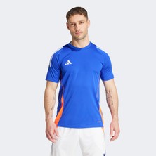 Adidas Tiro 24 Erkek Mavi Futbol Forması.-