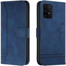 Mellow Shop Samsung Galaxy S10 Lite Flip Folio Cüzdan Kart Yuvaları Için Telefon Kılıfı Kapak (Yurt Dışından)