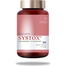 Creavit Systox® Phytosome® Cranberry (Turna Yemişi) ve D-Mannoz Içeren Takviye Edici Gıda, 28 Kapsül