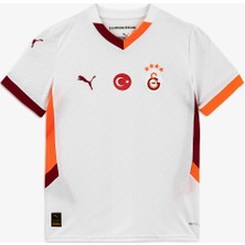 Puma Galatasaray 2024-25 Deplasman Çocuk Beyaz Futbol Forması.02