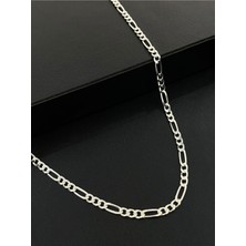 Kiriş Gümüş 925 Ayar Gümüş Figaro Modeli Zincir (3mm)