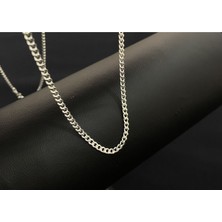 Kiriş Gümüş 925 Ayar Gümüş Gurmet Modeli Zincir Kolye (2mm)