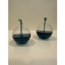 Plus Home Üfleme Cam Dekoratif Kandil