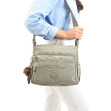 571 Collections Çapraz Askılı Ultra Hafif Çok Cepli Bayan Omuz Çantası Vizon (Model: 571-6A)