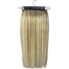 Halit Can HairKing Halitcan Hairking Uzbek 18/8 Ömbre Renk , 70CM , 150G Çıt Çıt (Yarım Ay) [100% Gerçek Insan Saçı]