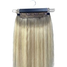 Halit Can HairKing Halitcan Hairking Uzbek 18/8 Ömbre Renk , 70CM , 150G Çıt Çıt (Yarım Ay) [100% Gerçek Insan Saçı]