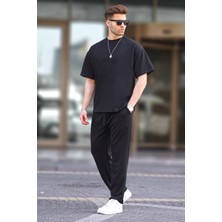 CMZ Collection Erkek Rahat Kısa Kollu Penye Ince Oversize Eşofmantakımı