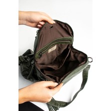 571 Collections Suni Deri Sırt Çantası Yeşil (Model: 571-9-12B)