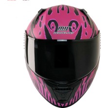 Mts -801 Snake Kapalı Kask (Leopar Pınk)