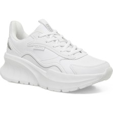 Kinetix Solıda PU W Beyaz-Gümüş Kadın Spor Ayakkabı